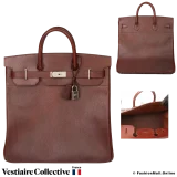 HERMES Birkin HAC 40 Brown Volynka Russian Tote, Pre-Owned