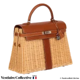 HERMES Kelly Picnic 35 Gold, Pre-Owned