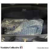 Hermes Cargo Birkin 25 Blue Swift and Toile, New Open Box