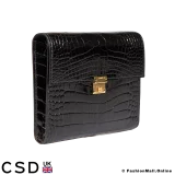 Hermes Clic 16  Noir Shiny Alligator, Like New