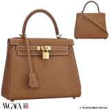 Hermes Kelly 25 Togo, Pre-owned in Like New condition