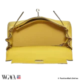 Hermes Kelly 25 Jaune De Naples Swift, Pre-owned