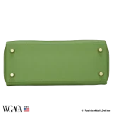 Hermes Kelly 25 Vert Yucca Swift, Pre-owned, Like New