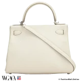 Hermes Kelly 28 Craie Clemence, Pre-owned