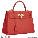 Hermes Kelly 32 Rouge Tomate Togo, Pre-owned