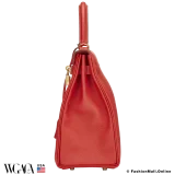 Hermes Kelly 32 Rouge Tomate Togo, Pre-owned