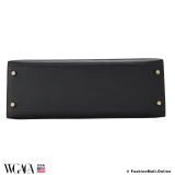 Hermes Kelly 32 Sellier Black Epsom, Pre-owned