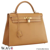 Hermes Kelly 32 Sellier Gold Chamonix, Pre-owned