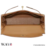 Hermes Kelly 32 Sellier Gold Chamonix, Pre-owned