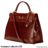 Hermes Kelly 32 Miel Porosus Crocodile, Pre-owned