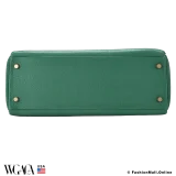 Hermes Kelly 32 Vert Vertigo Clemence, Pre-owned