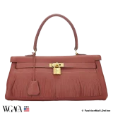 Herrmes Kelly 42 Fringe Rouge Vif (Maroon) Clemence, Pre-owned