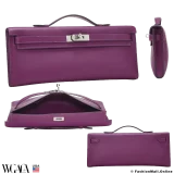 HERMES Kelly Cut Anemone in Swift, Pre-owned