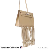 Hermes Kelly Danse Anate Fringe Beige Marfa, New Open Box, Seller from France