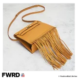 Hermes Kelly Danse Anate Fringe Sesame in Calfskin, Like New