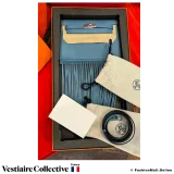 Hermes Kelly Danse Anate Fringe Bleu Jean, New Open Box