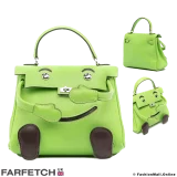 HERMES Kelly Doll apple green bag 2002, pre-owned