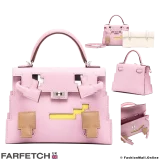 HERMES Mini Kelly Doll Picto Bag Pink, 2022, Pre-owned