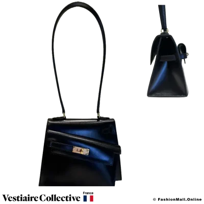 Hermes Mini Kelly en Desordre Black Box Calf, New Open Box