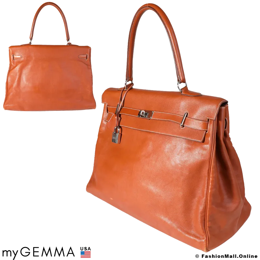 HERMES Kelly Relax 50 Fauve Sikkim, Pre-owned