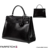 Hermes Kelly So Black Kelly 35, Pre-Owned, Excellent condition