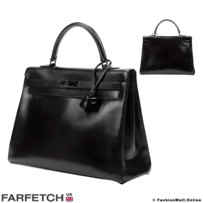 Hermes Kelly So Black Kelly 35, Pre-Owned, Excellent condition