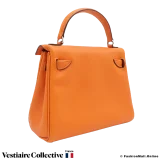 HERMES Mini Kelly Doll (Quelle Idole) Orange H, Pre Owned