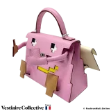 HERMES Kelly Doll Picto Pink (Mauve Sylvestre), in New Condition