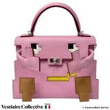HERMES Kelly Doll Picto Pink (Mauve Sylvestre), in New Condition