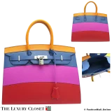 HERMES Rainbow Birkin 35, Pre-Owned
