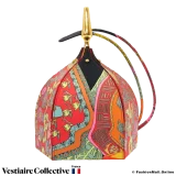 HERMES Art des Steppes Vintage Silk Bag, Pre-Owned
