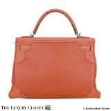 HERMES Kelly Ghillies 32 Sanguine Swift, Pre-Owned