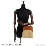 HERMES Bolide Picnic in Natural Barenia  Faubourg & Wicker Pre-Owned