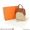 HERMES Bolide Picnic in Natural Barenia  Faubourg & Wicker Pre-Owned