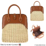 HERMES Bolide Picnic in Natural Barenia  Faubourg & Wicker Pre-Owned