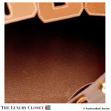 HERMES Birkin 25 Gold Epsom, Pre-Owned