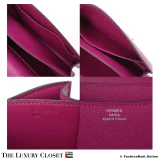 HERMES Constance Mini 18 Rose Pourpre Epsom, Pre-Owned