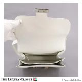 HERMES Constance 24 Craie Doblis White Swift, Pre-Owned