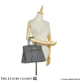 HERMES Birkin 30, Grey Togo, Pre-Owned