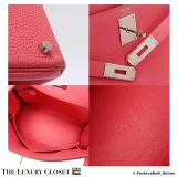 HERMES Kelly 28, Rose Lipstick Togo, Pre-Owned