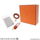 HERMES Kelly 28 Orange Togo, Pre-Owned