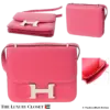 HERMES Constance 18 Rose Extreme Swift, Pre-Owned