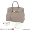 HERMES Birkin 35 Taupe Togo, Pre-Owned